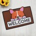 custom non slip waterproof 3d printed cute pet doormats