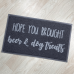 Custom High Quality Rugs Door Mat Color And Text Welcome Mats For Bar Salon Shop Entry